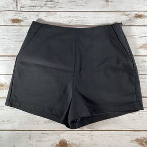 Black Dainty Hooligan Shorts Women Size Small Zip Side Closure